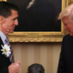 Illustration for article titled ‘So What Did I Miss?’ Asks Michael Flynn Tilting Large Flower On Lapel Towards Trump